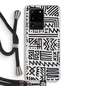 Marrakech print: Samsung Galaxy S20 Ultra Transparant Hoesje met koord