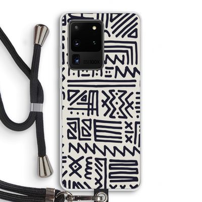 Marrakech print: Samsung Galaxy S20 Ultra Transparant Hoesje met koord