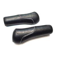 Gazelle handvatset Hybride met zilveren bies 132/132mm zwart