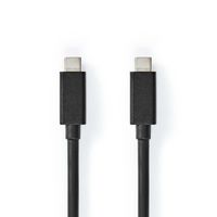 Nedis USB-Kabel | USB-C Male naar USB-C Male | 1 m | 1 stuks - CCGP64020BK10 CCGP64020BK10