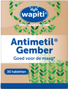 Wapiti Antimetil Gember Tabletten