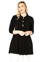 Yoek Tuniek wide bot polo | Zwart | Maat 58/60
