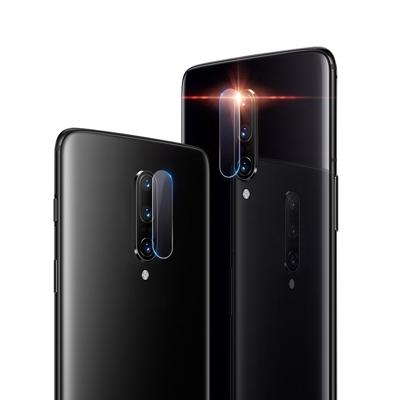 2 stks mocolo 0 15 mm 9H 2.5 D ronde rand Achteruitrij camera lens gehard glas film voor OnePlus 7 Pro (transparant)