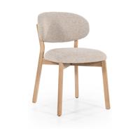 Eleonora Mikky eetkamerstoel naturel Moon Taupe