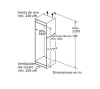 Siemens iQ500 KI81RAFE0 koelkast Ingebouwd 319 l E Wit - thumbnail