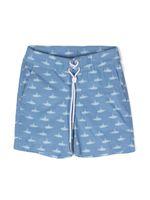 Knot short de bain Barton à imprimé graphique - Bleu