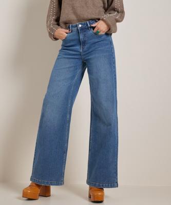 wide fit stretch jeans - lara