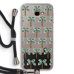 Paradise: Samsung Galaxy J4 Plus Transparant Hoesje met koord