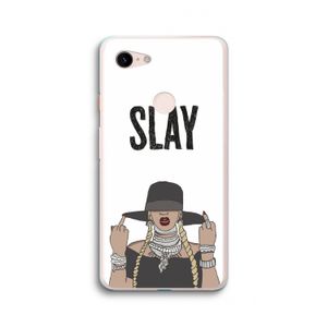 Slay All Day: Google Pixel 3 XL Transparant Hoesje