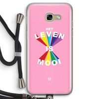 Het Leven Is Mooi: Samsung Galaxy A5 (2017) Transparant Hoesje met koord