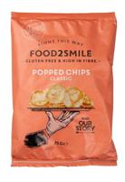 Food2Smile Popped chips classic glutenvrij lactosevrij (75 gr)