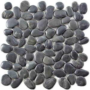 Mozaïek tegels Perla Nero 30x30 - Kiezels Wand en vloer Natuursteen