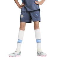 PUMA Manchester City Trainingsbroekje 2024-2025 Kids Donkerblauw Lichtblauw - thumbnail