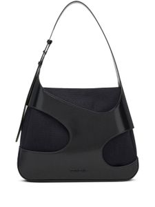 Ferragamo sac porté épaule à détail de découpes - Noir