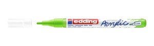 Edding 5300 acrylic marker fine permanente marker Groen, Geel 1 stuk(s)