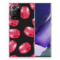 Samsung Galaxy Note20 Ultra | Siliconen Case | Pink Macarons