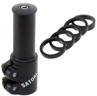 Stuurpenverlenger Satori 1-1/8" - zwart