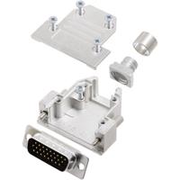 encitech DCRP15-HDP26-CF65-CS80-K 6355-0882-02 D-sub male connectorset 180 ° Aantal polen: 26 Soldeerkelk 1 stuk(s)