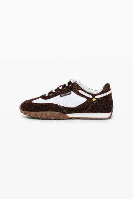 Sneaker van gecombineerd leer - WHITE - 38