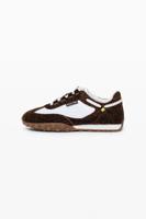 Sneaker van gecombineerd leer - WHITE - 38