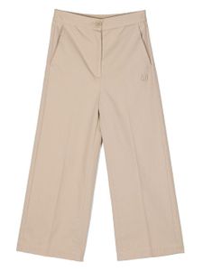 MM6 Maison Margiela Kids pantalon ample à logo brodé - Tons neutres