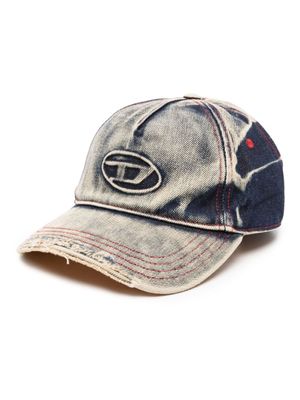 Diesel casquette C-Seymon à effet usé - Bleu