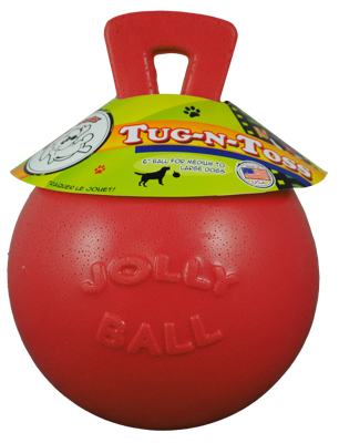 Jolly Tug-n-Toss Rood M (15 cm)