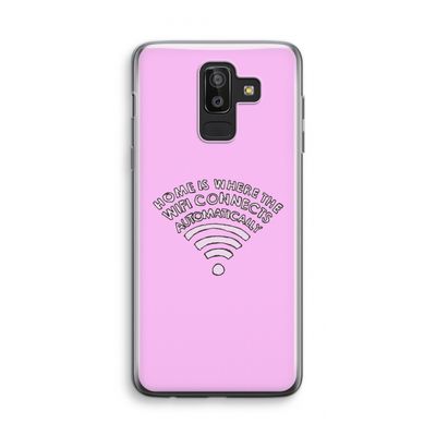 Home Is Where The Wifi Is: Samsung Galaxy J8 (2018) Transparant Hoesje