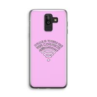 Home Is Where The Wifi Is: Samsung Galaxy J8 (2018) Transparant Hoesje