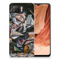 OPPO A73 4G | Siliconen hoesje | met foto Badges