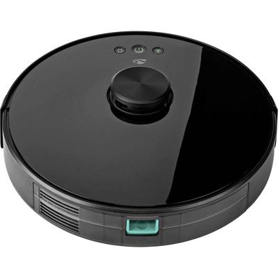 Nedis WIFIVCR001CBK Reinigingsrobot Zwart Besturing via App, Op afstandsbedienbaar