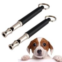 Huisdier hond gehoorzaamheid stille training ultrasone supersonische Sound pitch (zwart)