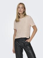 Only Onlsunny S/s Pullover Nca Knt 15254282 Trui Korte Mouw Pumice Stone