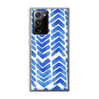 Blauwe pijlen: Samsung Galaxy Note 20 Ultra / Note 20 Ultra 5G Transparant Hoesje