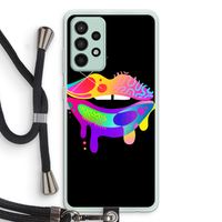 Lip Palette: Samsung Galaxy A52s 5G Transparant Hoesje met koord