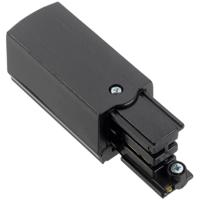 Spanningsrail Voedingsconnector - Pragmi VYRO - 3 Fase - Zwart - Links