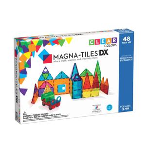 Magna-Tiles - Clear Colors - Deluxe 48-delig