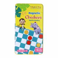 Intro Magnetische reisspel in blik schaken & dammen Intro Magnetische reisspel in blik schaken & dammen