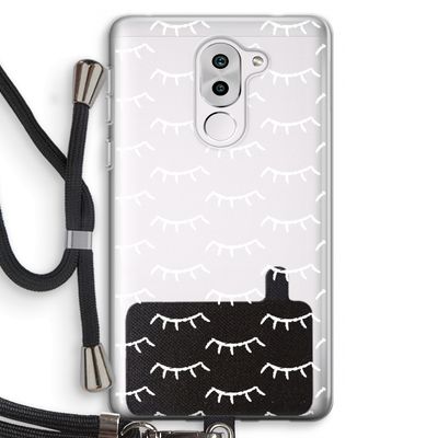 Wimpers: Honor 6X Transparant Hoesje met koord