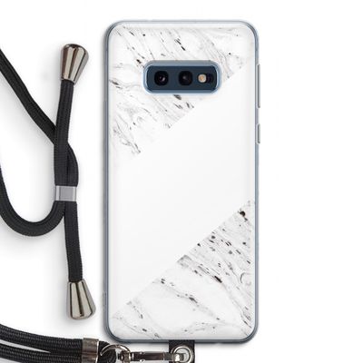 Biggest stripe: Samsung Galaxy S10e Transparant Hoesje met koord