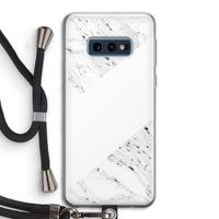 Biggest stripe: Samsung Galaxy S10e Transparant Hoesje met koord