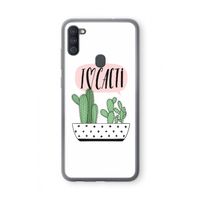 I love cacti: Samsung Galaxy A11 Transparant Hoesje