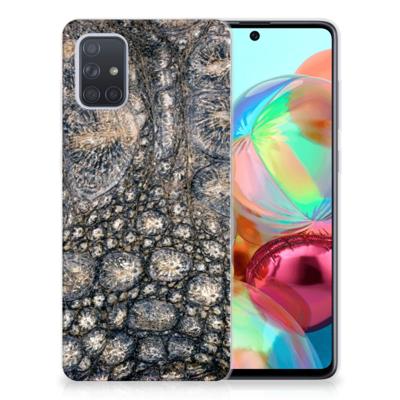Samsung Galaxy A71 | TPU Hoesje | Krokodillenprint
