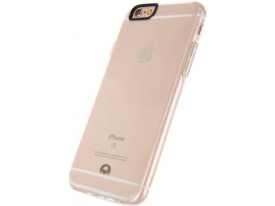 Mobilize Mobilize Deluxe Gelly Case Apple iPhone 6/6S Clear Rose Gold Button