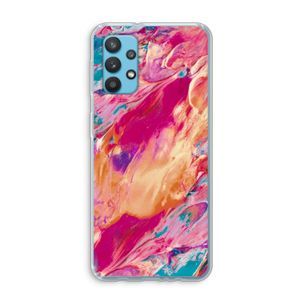 Pastel Echoes: Samsung Galaxy A32 4G Transparant Hoesje