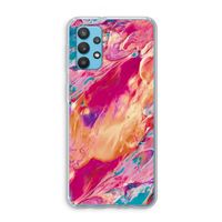 Pastel Echoes: Samsung Galaxy A32 4G Transparant Hoesje
