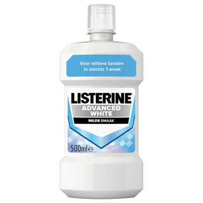 Listerine Listerine Advanced White Mild Mondwater 500 ml - whittere tanden