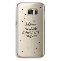 Confetti: Samsung Galaxy S7 Transparant Hoesje