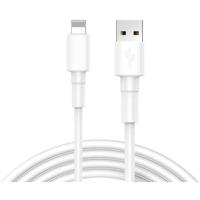 REEKIN Apple iPad/iPhone/iPod Aansluitkabel [1x USB-A 2.0 stekker - 1x Apple dock-stekker Lightning] 1.00 m Wit