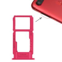 SIM-kaart lade + SIM-kaart lade/micro SD-kaart lade voor OPPO R11s (rood)
